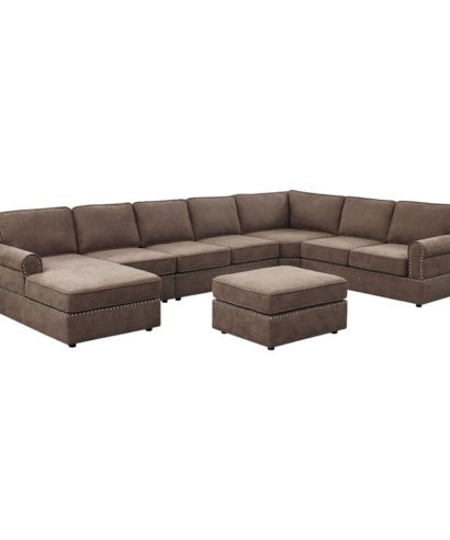 Sectional Sofa with Ottoman