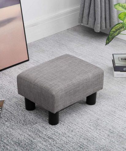 Modern Linen Footrest