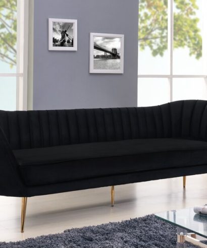 3 seater velvet sofa