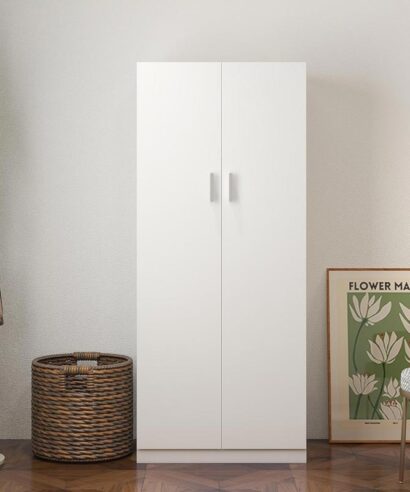 Buy White 2 Door Wardrobe