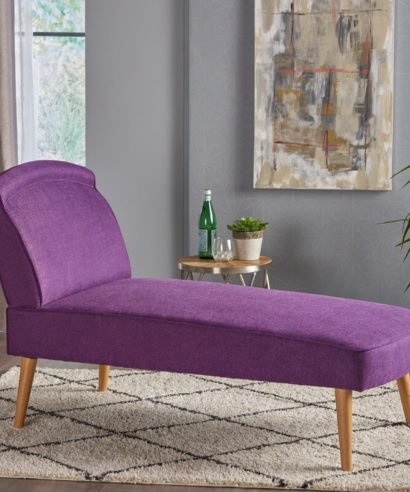 Modern Fabric Chaise Lounge