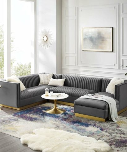 symmetrical sectional sofa