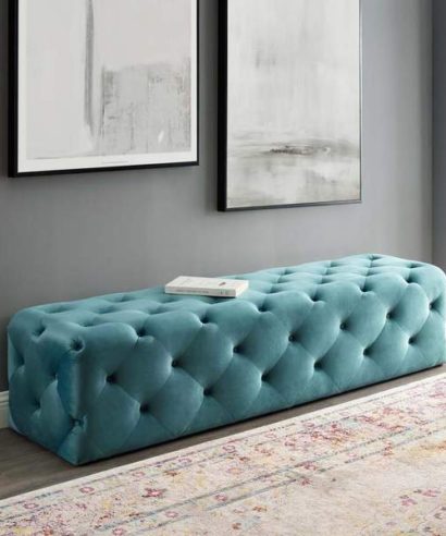 Tufted Entryway Bench