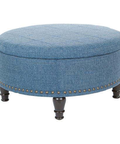 Round Storage Ottoman