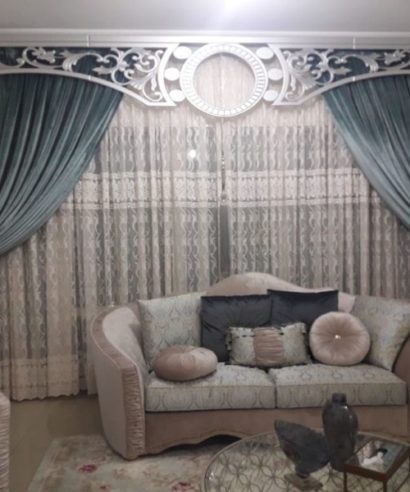 Buy Light Green Velvet Curtain