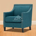 Tanner Teal Accent Chair