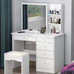 SAN Wide Vanity Set with Stool and Mirror