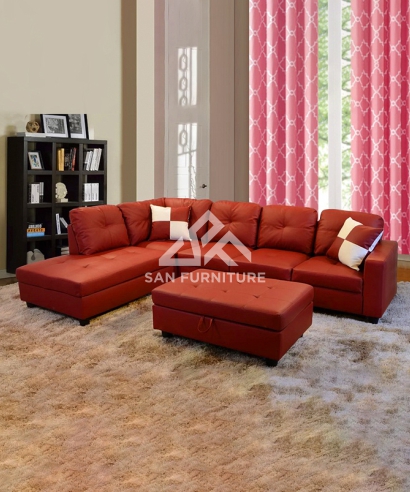 sectional with ottoman