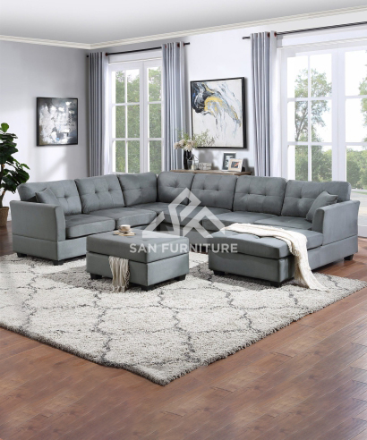 sectional with storage ottoman