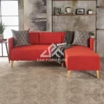 velvet couch with chaise