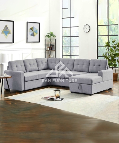 large sofa with storage