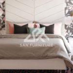 velvet bed