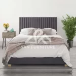 vertical channel tufted bed