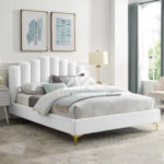 velvet queen bed frame