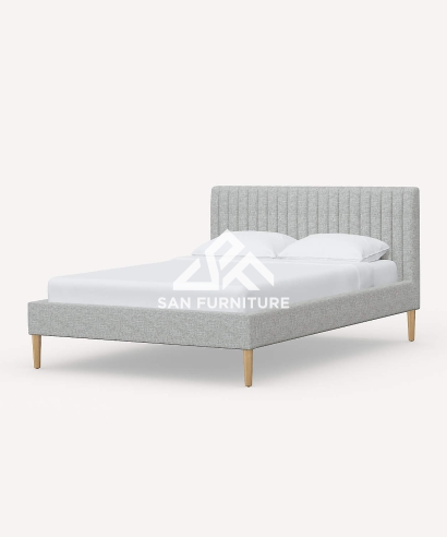 Channel Tufted Bed Frame