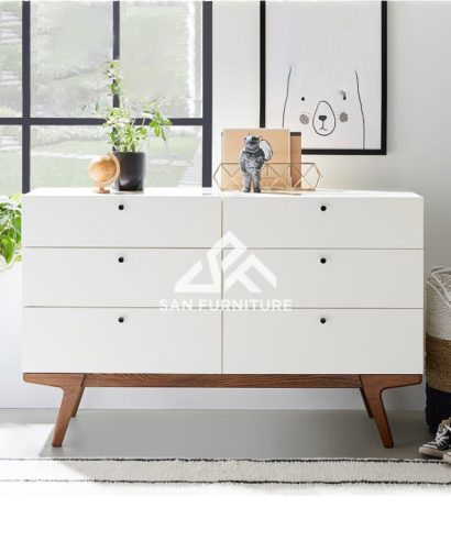 SAN Exclusive Modern 6-Drawer Dresser