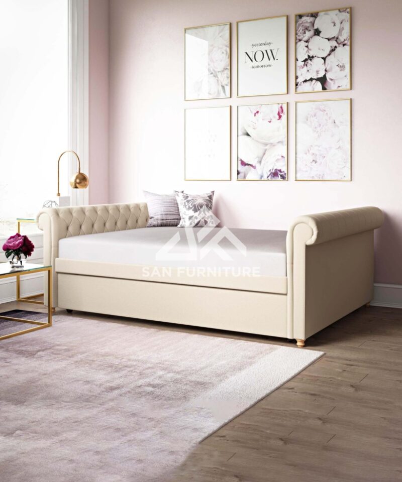 SAN Stacy Upholstered Daybed, Trundle
