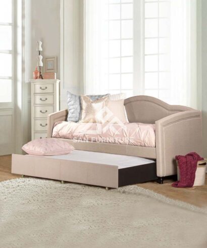 Jasmine Dove Pink Daybed with Trundle