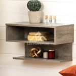 SAN Wall Mounted Open Shelves Night Stand