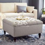 Tufted Square Ottoman