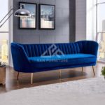 Alexandrea 3 Seater Velvet Sofa