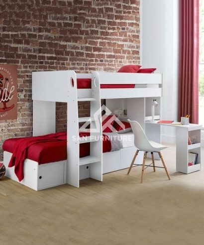 Eclipse Contemporary Wooden Bunk Bed
