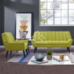 SAN Mid-Century Modern Sofa and Arm Chair Set