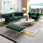 SAN High Profile Sofa with Ottoman