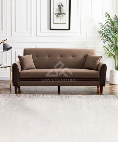SAN Living Room Modern Sofa with 2 Pillows