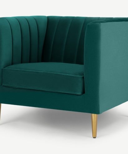 Velvet Arm Chair