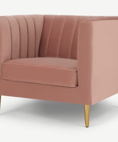 Velvet Arm Chair