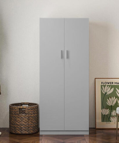 Buy White 2 Door Wardrobe