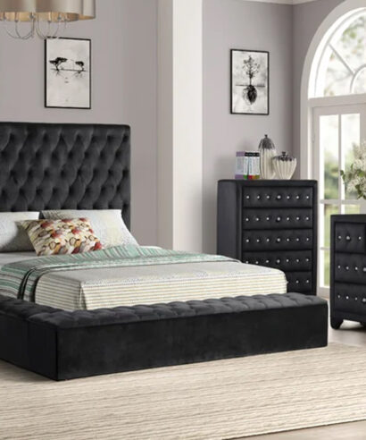 tufted bedroom set