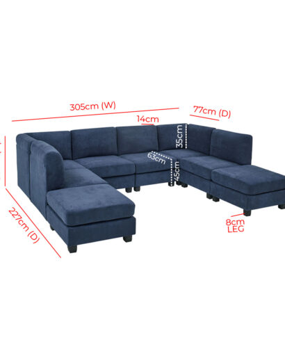 modular sofa grey