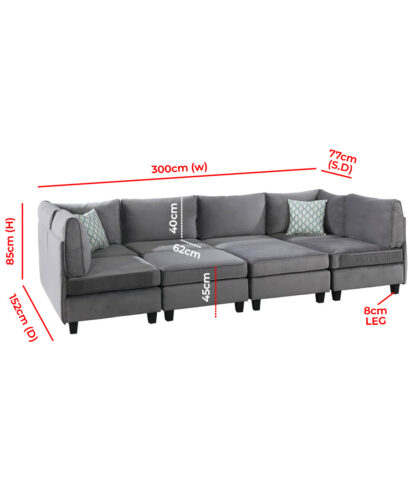 modular sofa l shape