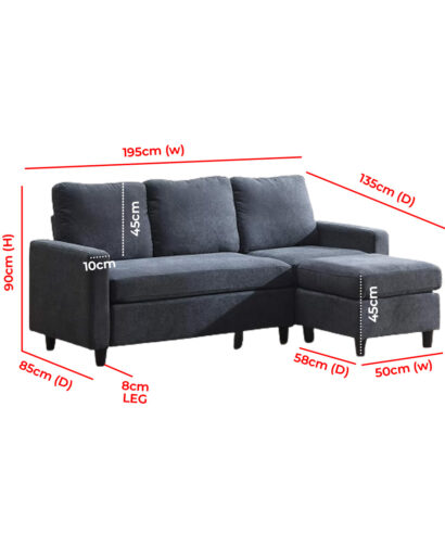 Reversible modular sectional