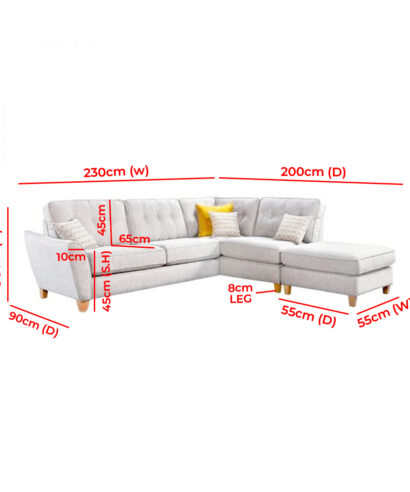 u shaped sectional sofa