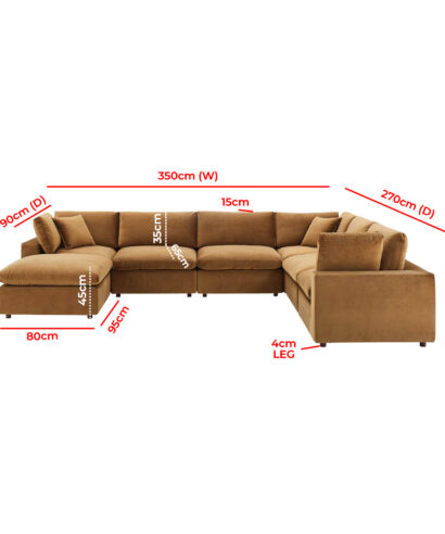 upholstered sectional sofa