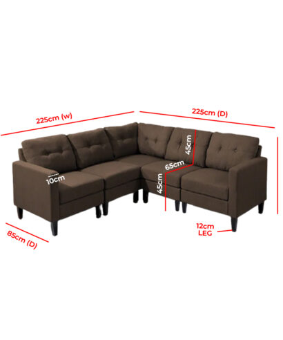 mid century sectional sofa