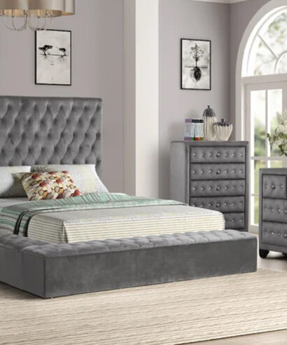 tufted bedroom set