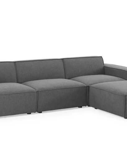 fabric reclining sectional