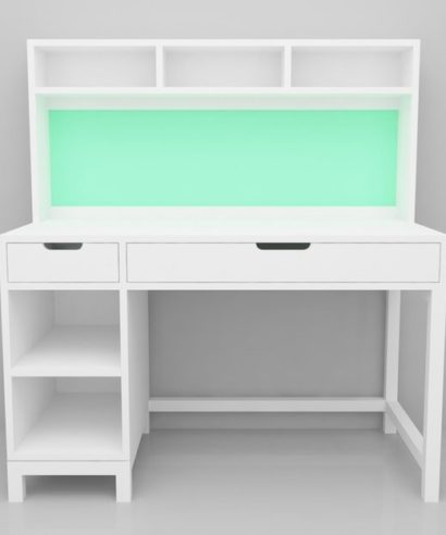 Study Table in White