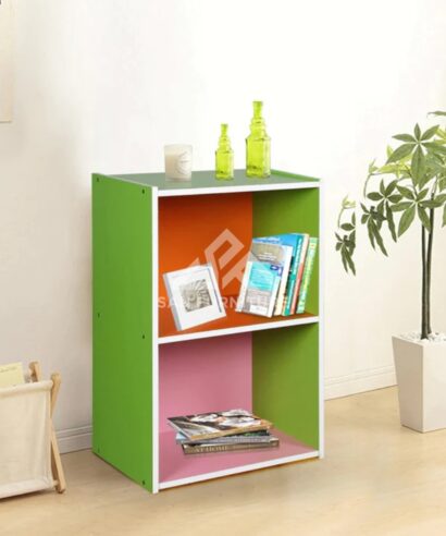 Haru 2 Tier Book Shelf in Multi Colour