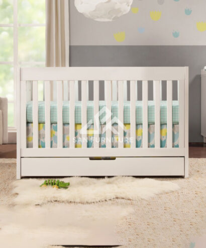 SAN and2-in-1 Convertible Crib Storage