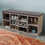 Shoe Rack with Hallway Bench