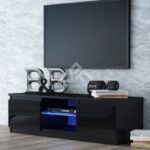 2-Door Cabinet TV Console Stand