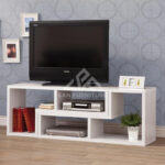 TV Console and Bookcase Combination