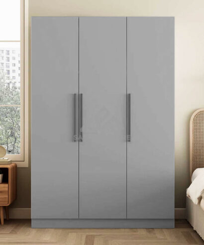 3-Door Armoire Contemporary Wardrobe