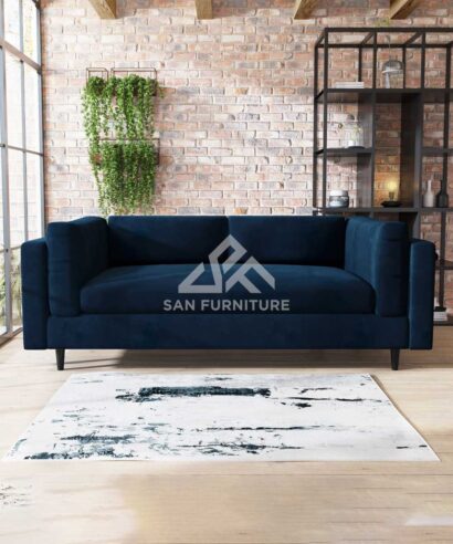 3 Seater Sofa Velvet Upholstered