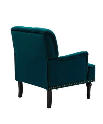 Button-Tufted Upholstery Club Chair